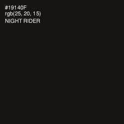 #19140F - Night Rider Color Image